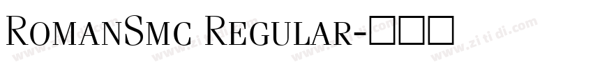 RomanSmc Regular字体转换 RomanSmc Regular字体转换